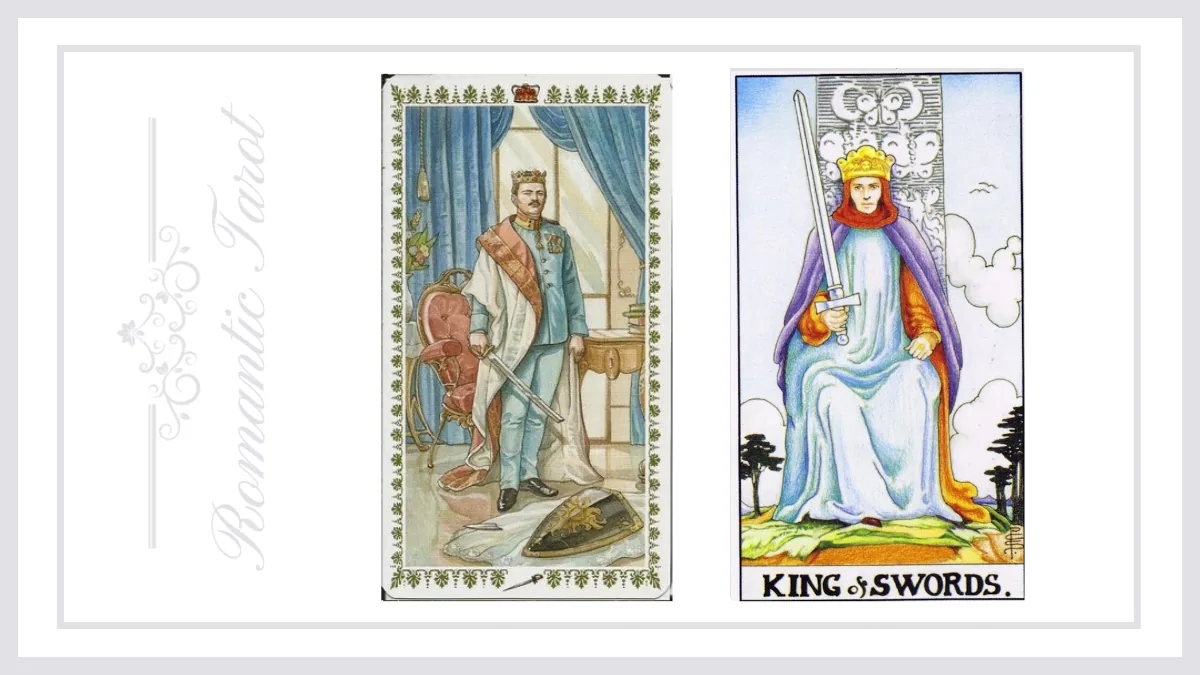 로맨틱타로 소드 왕/소드 킹 (King of Wands)해석