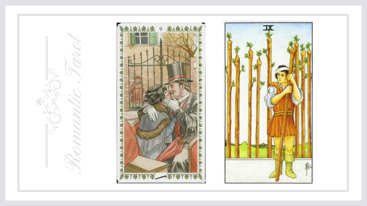 로맨틱타로 완드 9 (Nine of Wands)해석