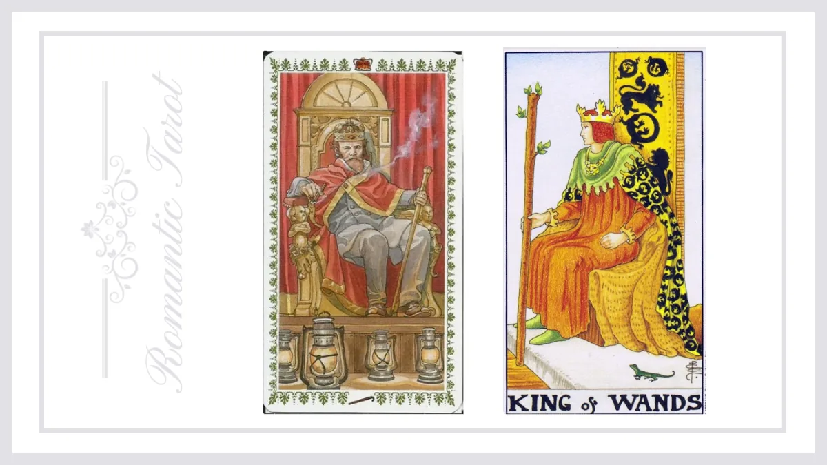 로맨틱타로 완드 왕/완드 킹 (King of Wands)해석