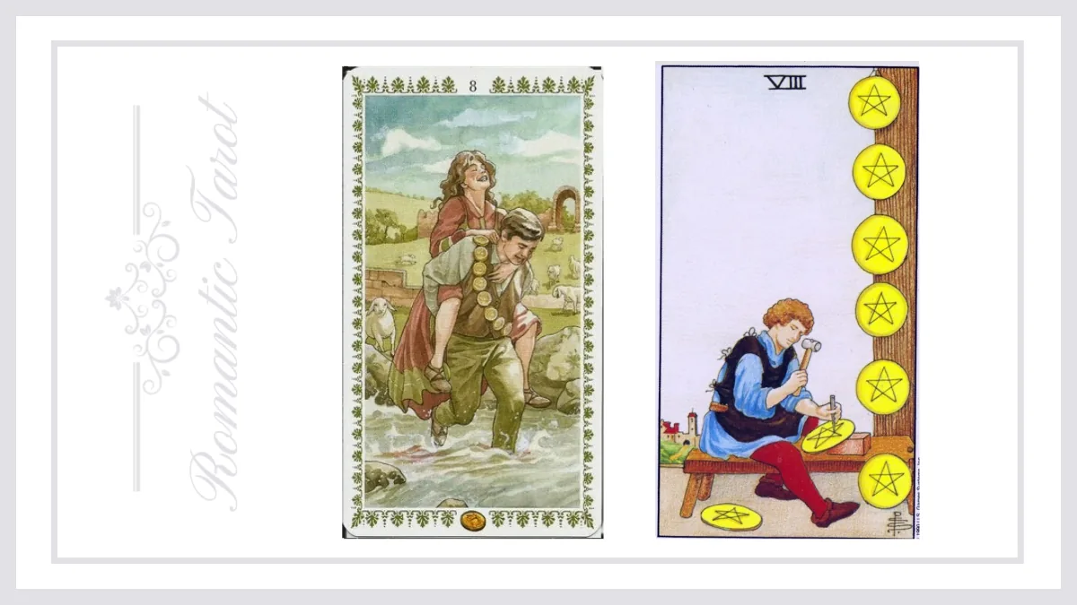 로맨틱타로 펜타클 8 (Eight of Pentacles)해석